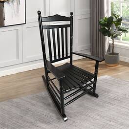 AOOLIVE - BALCONY PORCH ADULT ROCKING CHAIR - Black