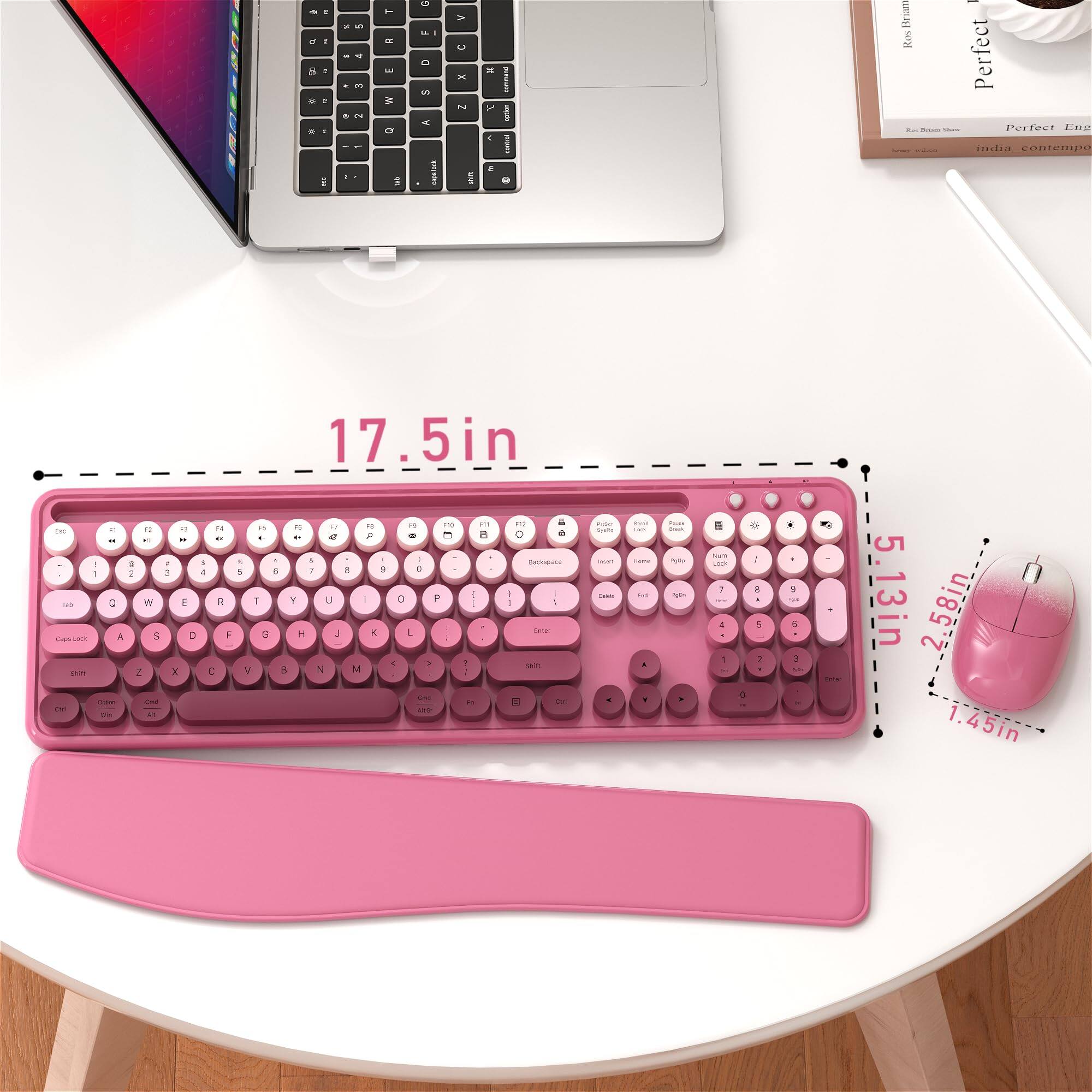 COTTAGE Colorful Computer And Mouse Combo With Phone Holder Wrist Rest ...