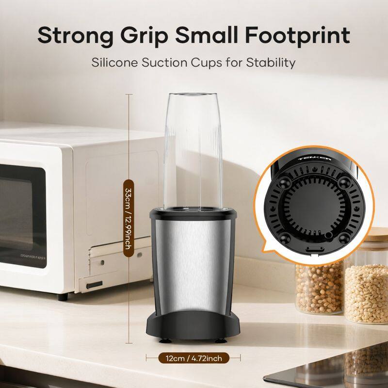 Strong Grip Small Footprint Silicone Suction Cups for Stability  
SOUMSTAN  
33cm / 12.99inch  
12cm / 4.72inch