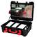 Front. ARMORR - Gamersbox Portable Travel Case with 21.5” Monitor - Gaming Freedom, Plug & Play for PlayStation 4|5, Xbox S|X|One, PC - Black.