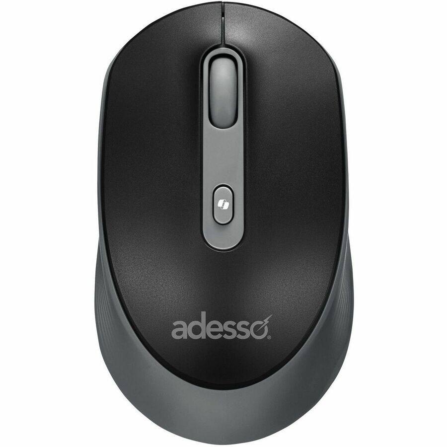 Alt View 4. Adesso - Adesso iMouse A30B Wireless Mouse with AI CoPilot Shortcut Button - Optical - Wireless - 30 ft - Radio Frequency - 2.40 - Black.