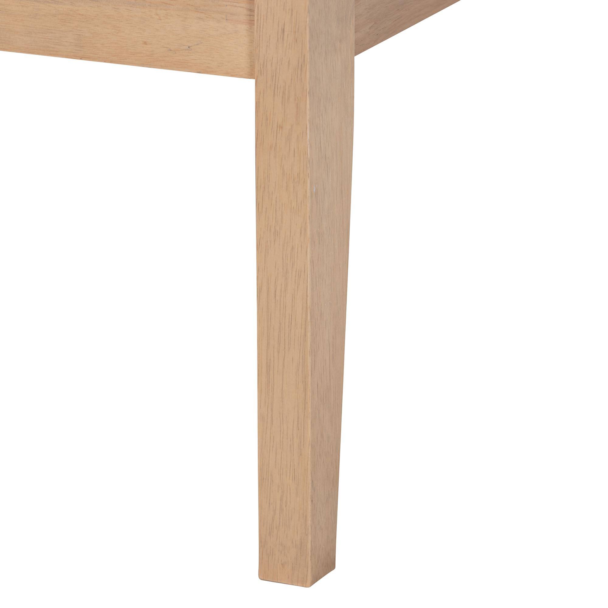 Alt View 4. Baxton Studio - Lara Twin 3-Piece Bedroom Set - Modern Wood Bed Frame with Matching Nightstands - Oak Brown.