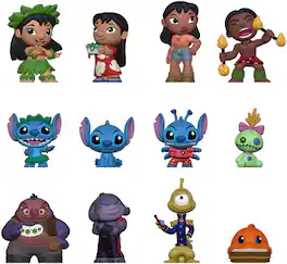 Funko - Mystery Mini: Lilo & Stitch (One Random Mystery Mini Per Transaction) - COLLECTIBLES - Multicolor