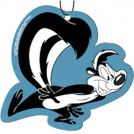 Spoontiques - Looney Tunes Pepe Le Pew Air Freshener 3 Pack New Car Scent - Black