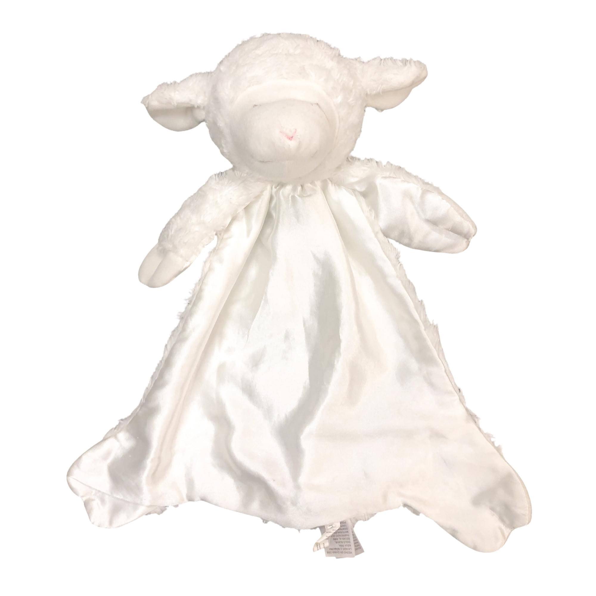Alt View 1. Gund - Winky Lamb Huggybuddy 15 Inch Plush Animal Blanket - White.