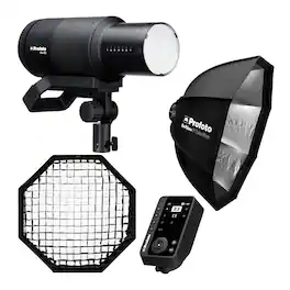 Profoto - Pro-D3 1250W Industrial-Grade Monolight with Softbox and Softgrid