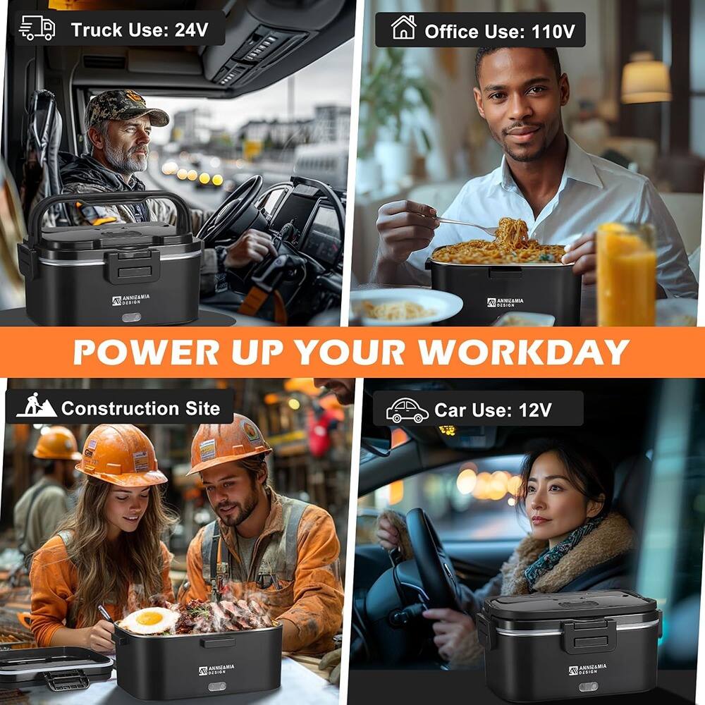 - Truck Use: 24V
- Office Use: 110V
- Construction Site
- Car Use: 12V

POWER UP YOUR WORKDAY