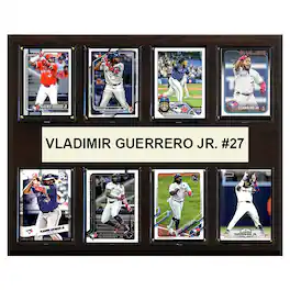 C&I Collectibles - Vladimir Guerrero Jr. Toronto Blue Jays 12" x 15" Trading Card Plaque - Multicolor