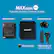 MAXcam 360c Complete Package Contents Include:
- MAXcam 360c
- Travel Case
- Magnetic Mount
- MicroSD Card
- USB SmartCard (with Mute Button)
