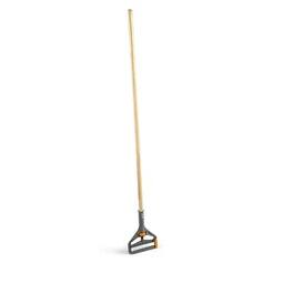 Coastwide Professional - 60" Side Gate Wood Wet Mop Handle, Plastic Head - Natural