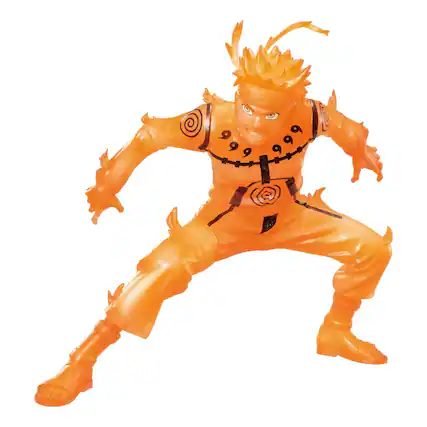Front. Little Buddy - Naruto Shippuden Vibration Stars Figure | Naruto - Orange.
