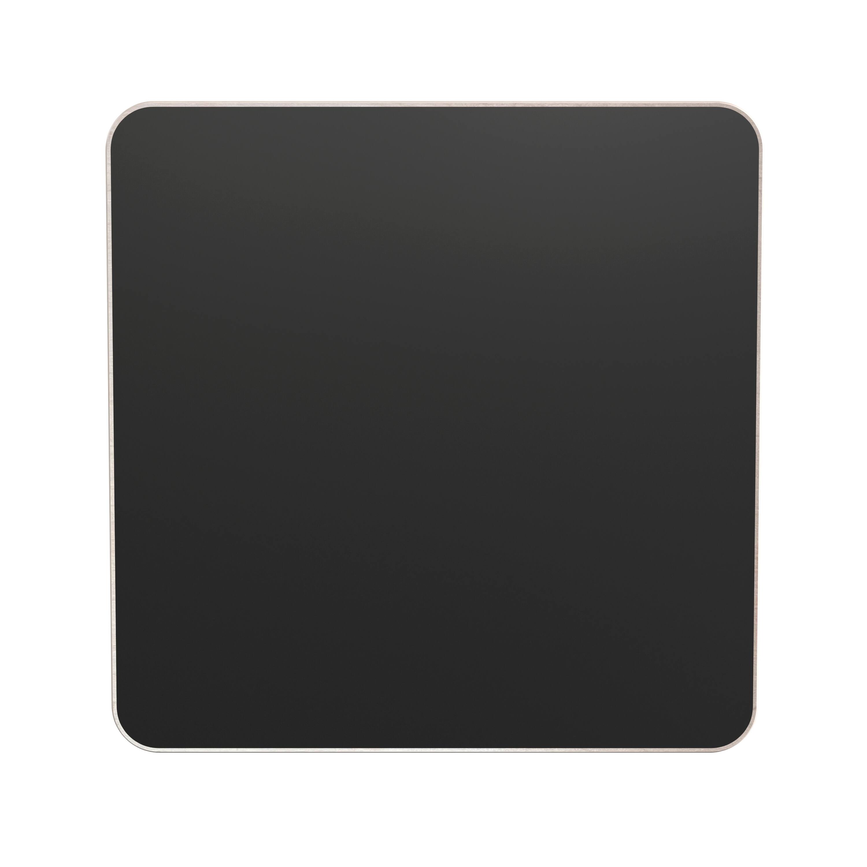Angle. Flash Furniture - Bright Beginnings Commercial Grade STEAM Wall Accessory Board, Magnetic Chalkboard - Black.