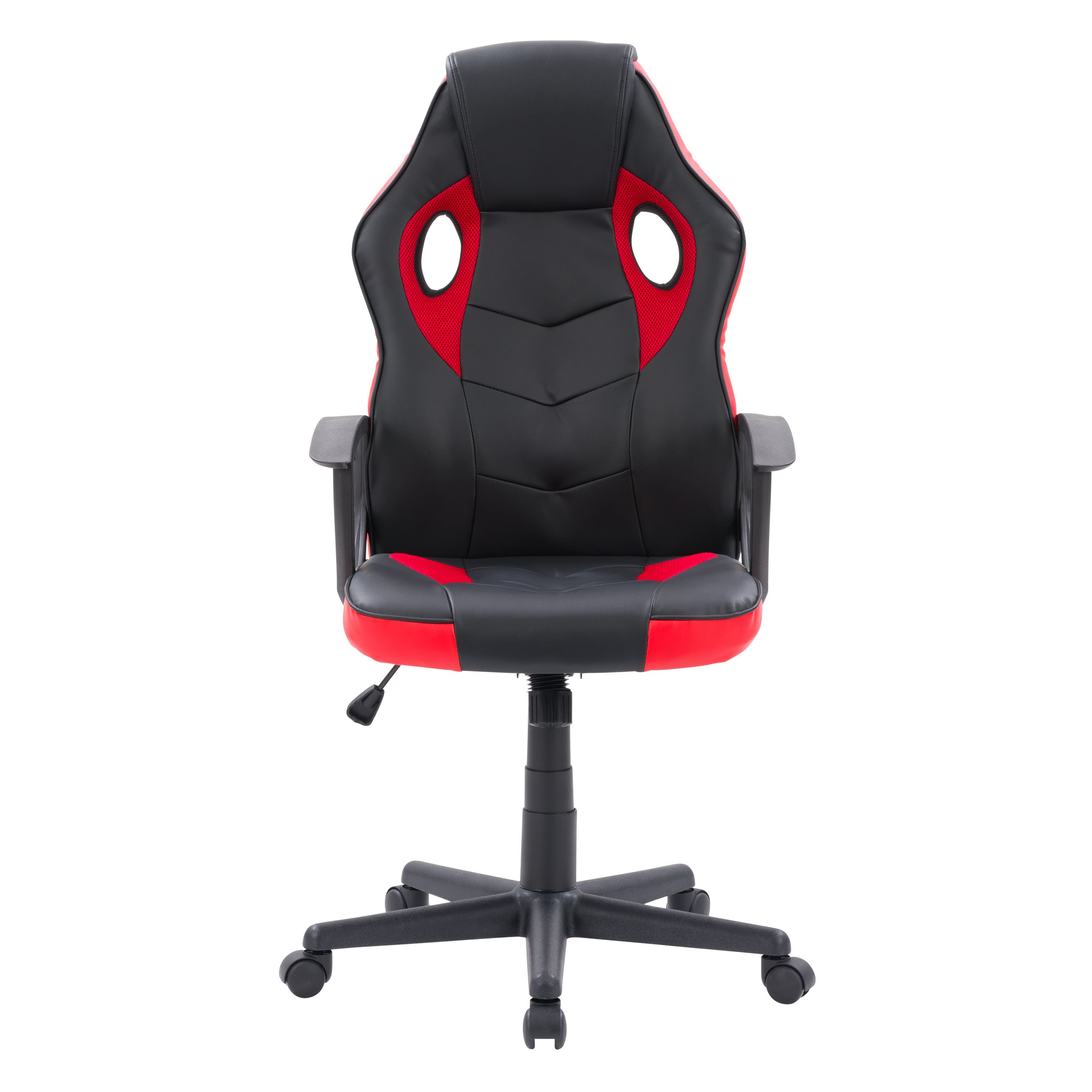 CorLiving - Mad Dog Gaming Chair - Black and Red - Front_Zoom