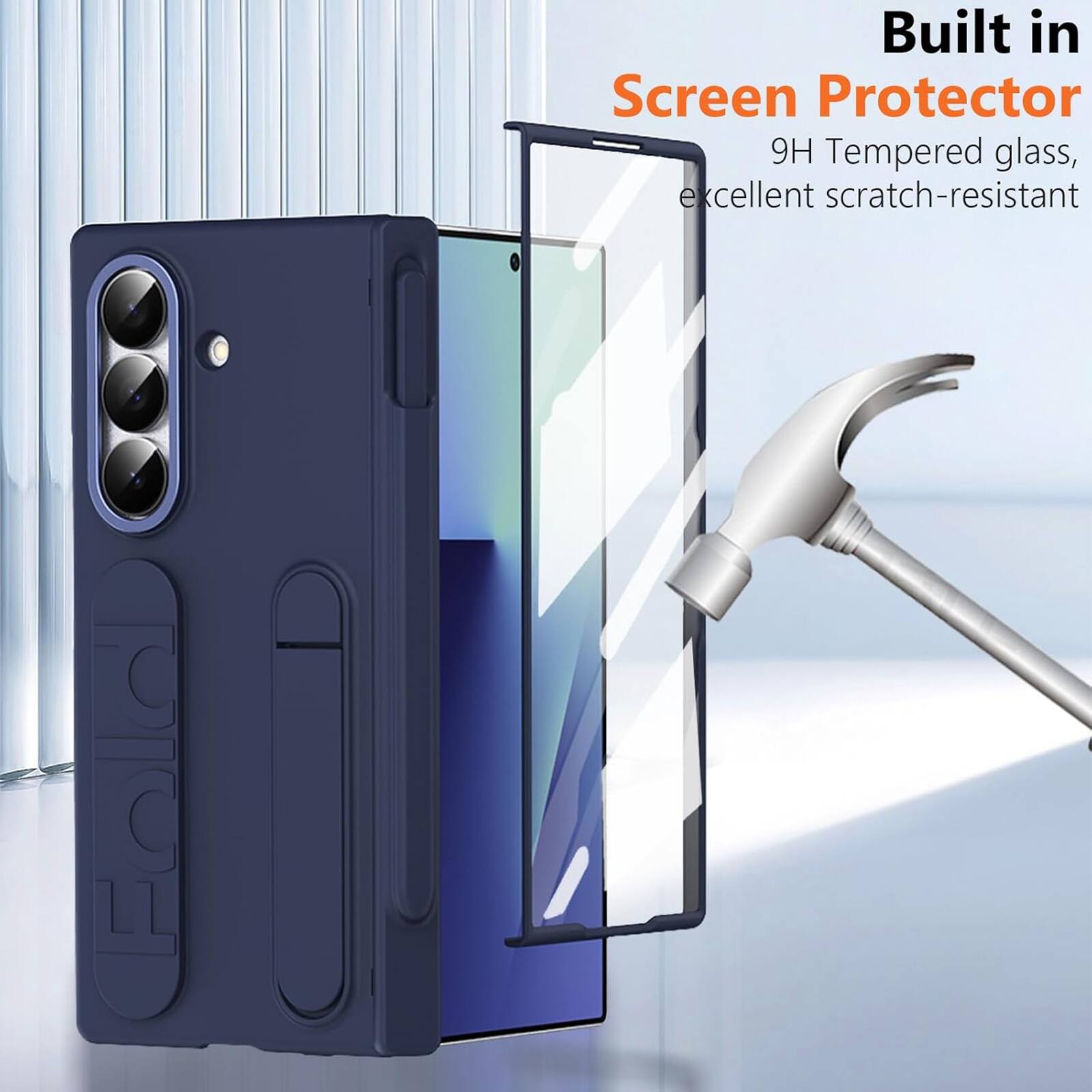 Built in Screen Protector  
9H Tempered glass, excellent scratch-resistant