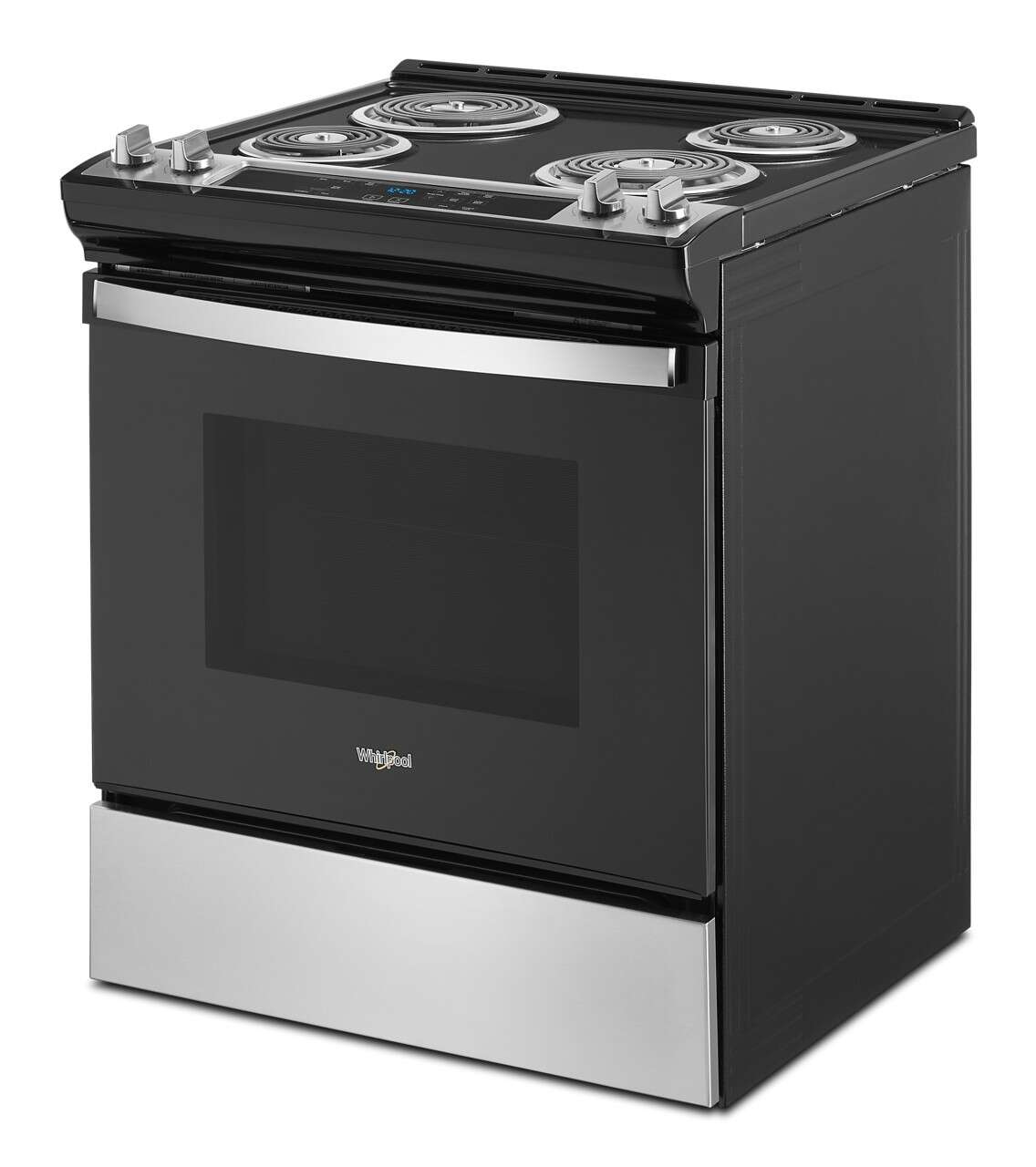 Alt View 12. Whirlpool - 4.8 Cu. Ft. Electric Range - Stainless Steel.
