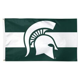 WinCraft - Michigan State Spartans 3' x 5' Horizontal Stripe Deluxe Single-Sided Flag - Multicolor