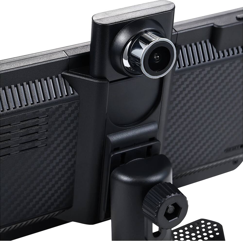 Back. Incipio - 7" IPS Touch Screen Dashcam with Wireless Carplay - Black.