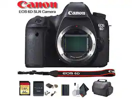 Canon - EOS 6D DSLR Camera (8035B002) Starter Bundle (International Version)