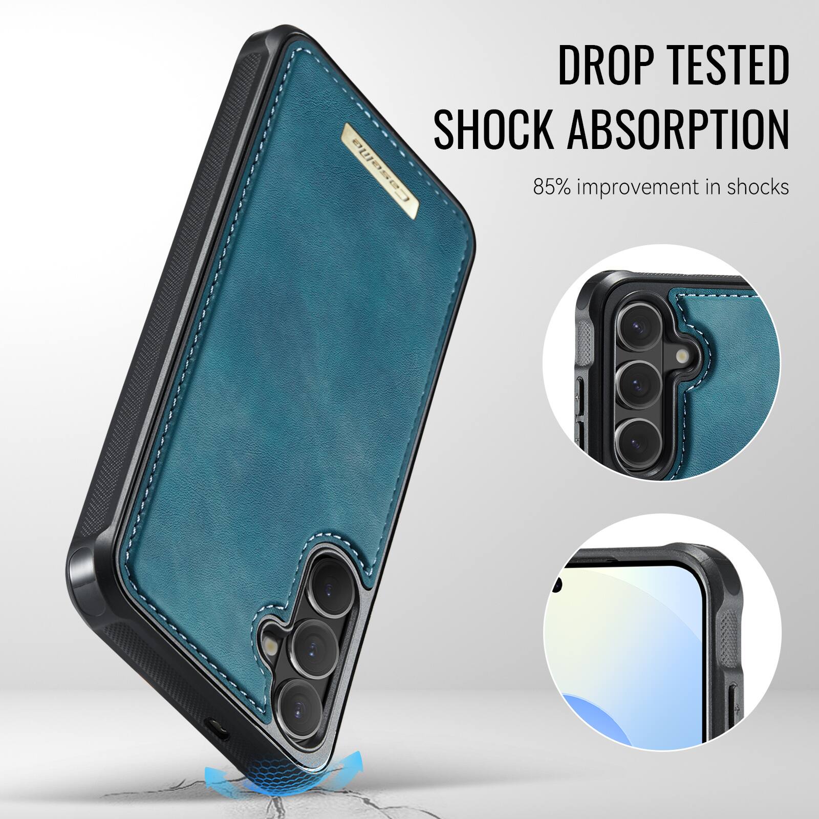 DROP TESTED SHOCK ABSORPTION  
85% improvement in shocks