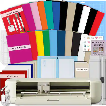LightGrip Smart Vinyl
Smart Iron-On
HOW TO'S & DESIGNS
S100 Value
cricut
Insert Cards
Cardstock