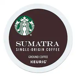 Starbucks - 0.4 oz Coffee K-Cups - Sumatra (96/Carton)