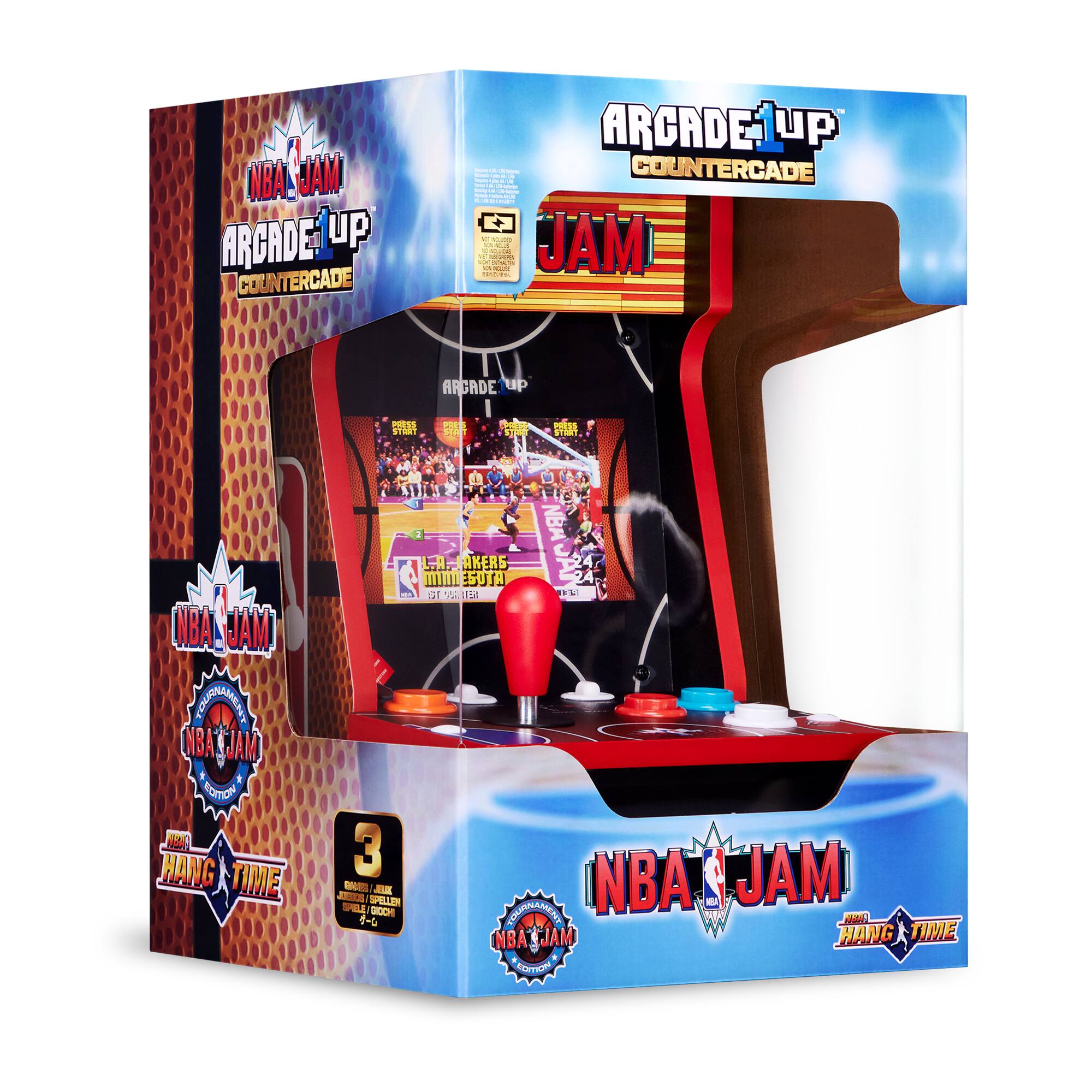 NBA JAM ARCADE UP COUNTERCADE

ARCADE UP - ML Values 4 a COUNTERCADE Trans mp Arance 2018 DINNER () E NON in BRAND FONLUCC - CI MAKE 10% JAM

ARCADE UP
PRESS START
PRINT 
PRESS START
2
UMA-JAMO
AL AKERS ESOTH 18 WITH
BL
ORBATJANO
NBAT HANG TIME
3 GRATES JOEROS SPELLEN SPELE! GIOCHI 
CONTAMECIENMENTER NBAJAM NSA] NBA JAM HANG TIME EDITION