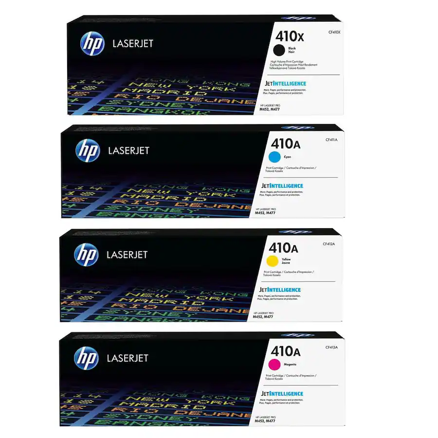 Iso Yield HP 410X Color LaserJet Pro M452/MFP M477 Series Kit Includes High Yield ...