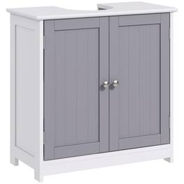 Pedestal Sink Storage Cabinet, Vanity Base Cabinet, Under Sink Bathroom Cabinet with U-Shape Cut-Out