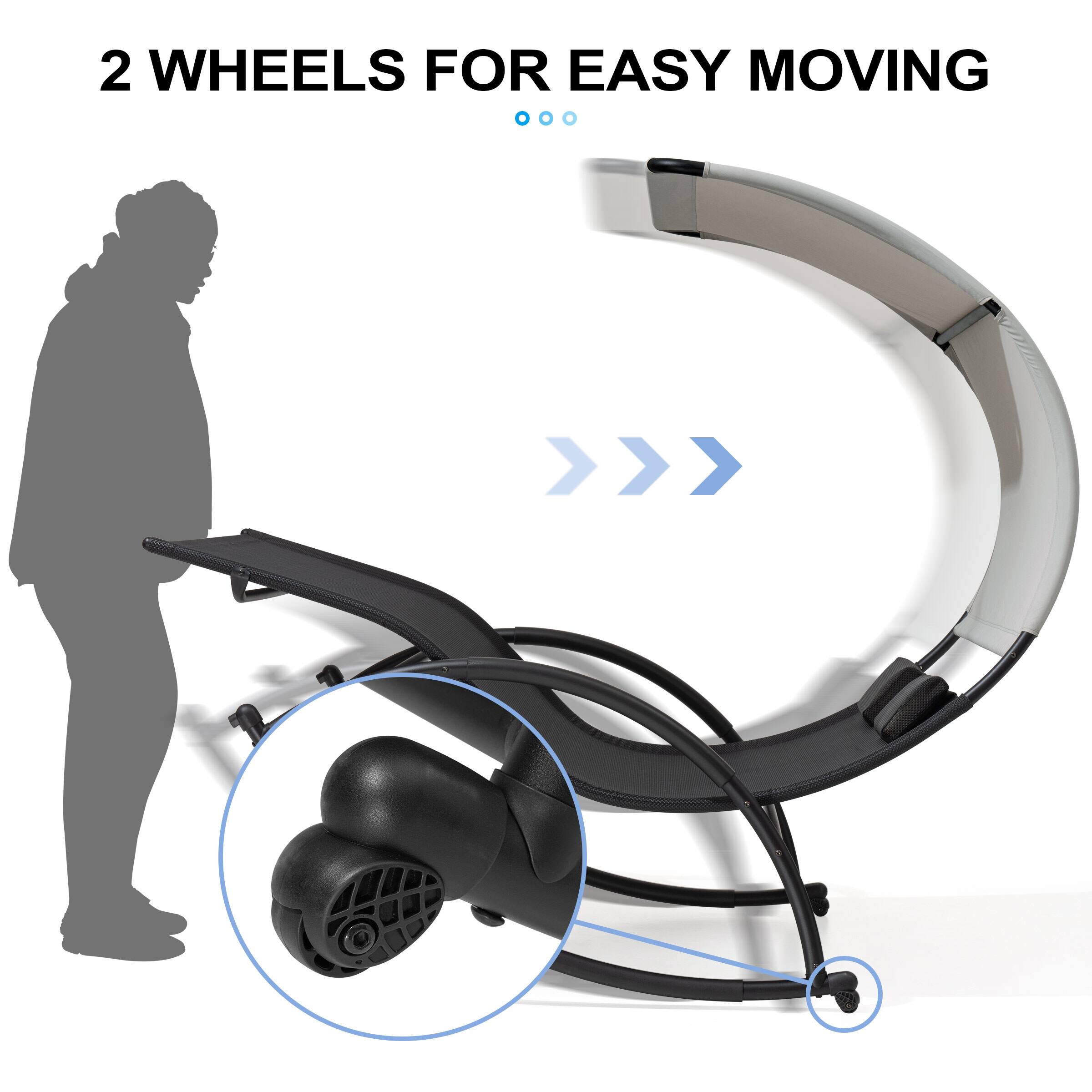 2 WHEELS FOR EASY MOVING