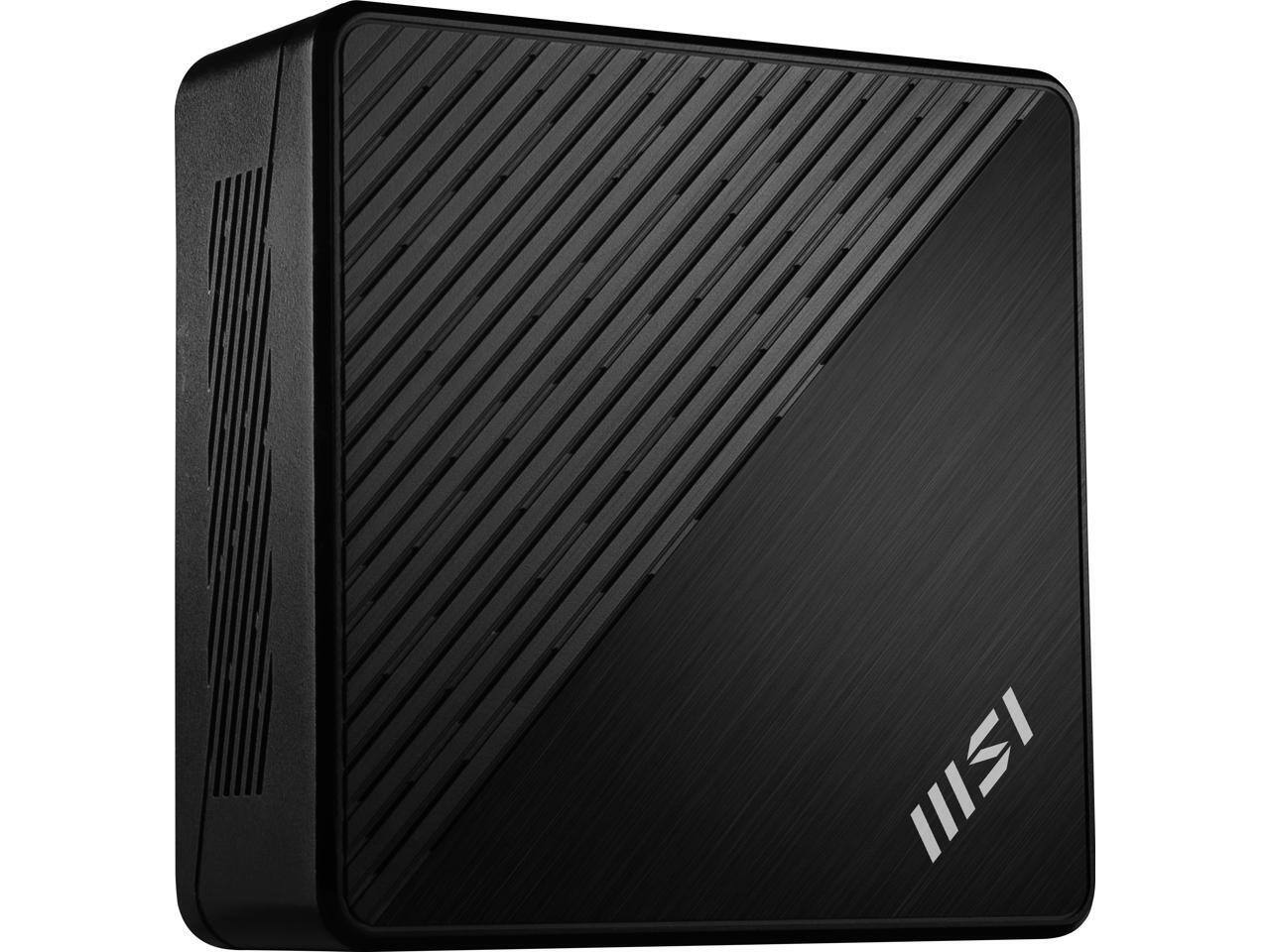 Alt View 7. MSI - MSI Cubi N ADL Fanless Mini PC, Intel Pentium N200, WiFi AC9462, BT 5, Dual LAN, ThunderBOLT C, Black, Non-OS.