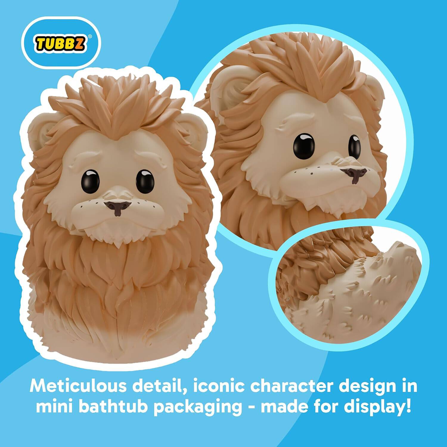 9 TUBBZ Meticulous detail, iconic character design in mini bathtub packaging - made for display!