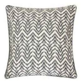 LuXeo - Chevron Indoor Throw Pillow - Gray