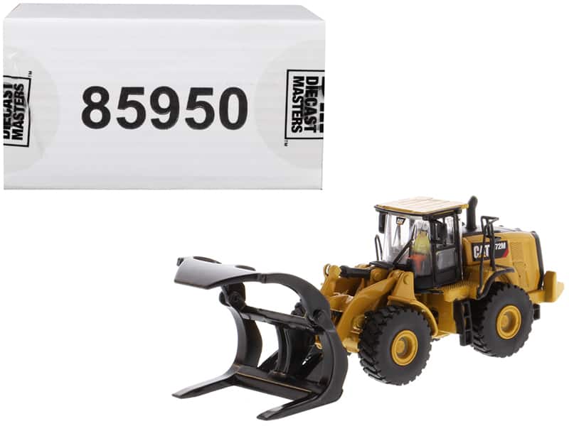 "CAT Caterpillar 972M Wheel Loader with Log Fork & Operator ""High Line"" 1/87 (HO) Scale Diecast Model by Diecast Masters" price history on PriceWatchPro