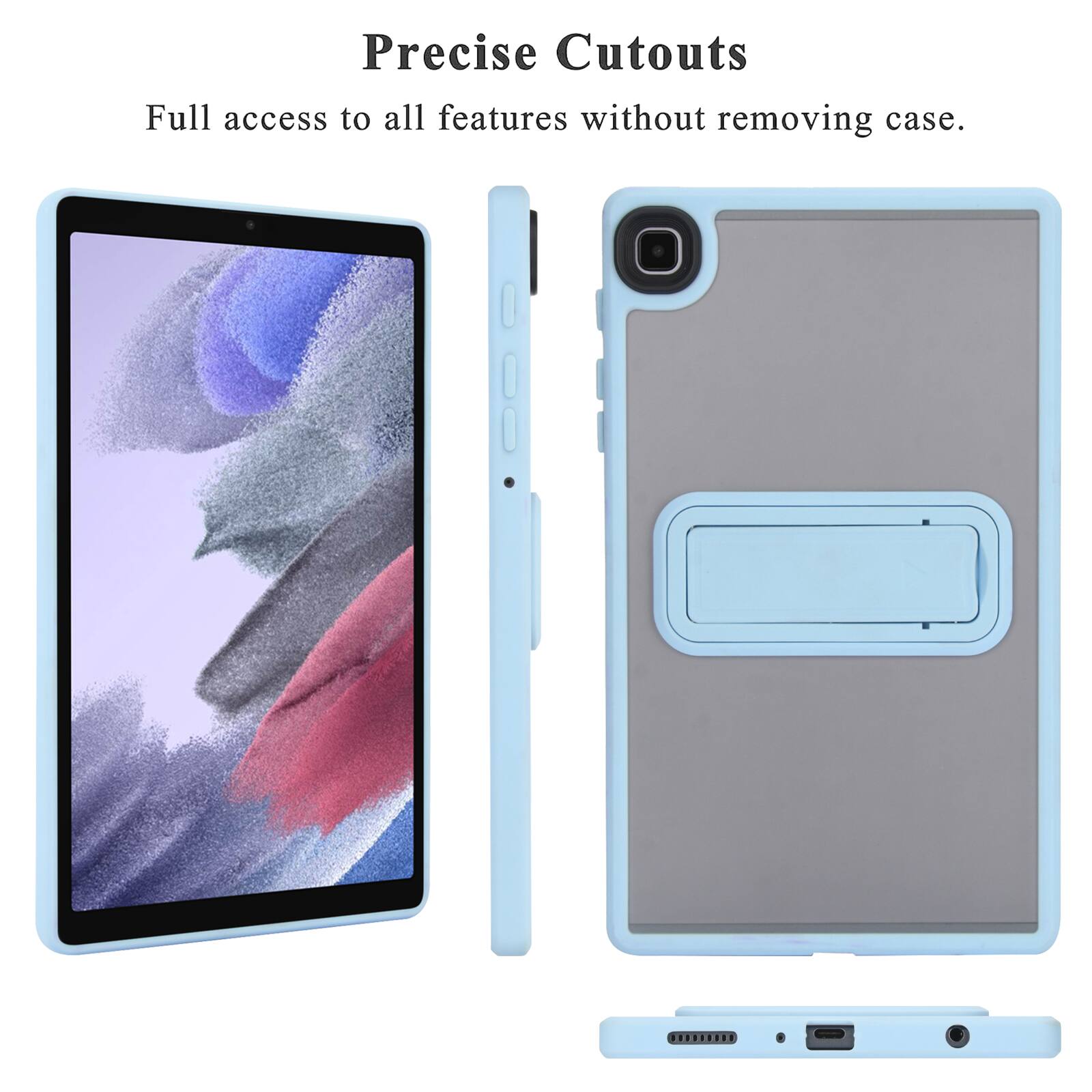 Precise Cutouts  
Full access to all features without removing case.