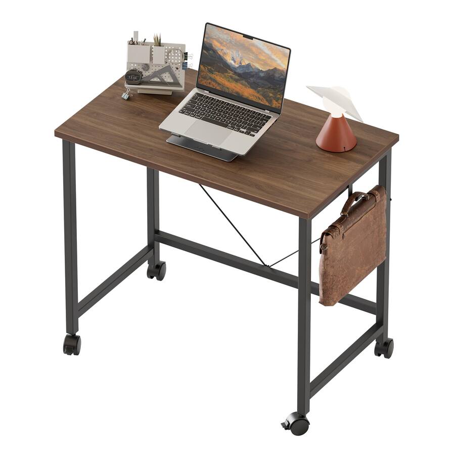 JETRANSPORT Computer Desk 48 X 24 Inch Gaming For Small Spaces Modern ...