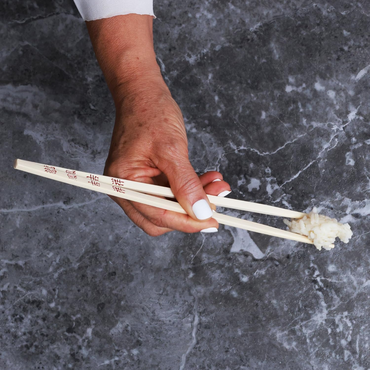 Alt View 7. Escali - Joyce Chen Reusable Bamboo Chopsticks Set, 10 Pair - Natural.