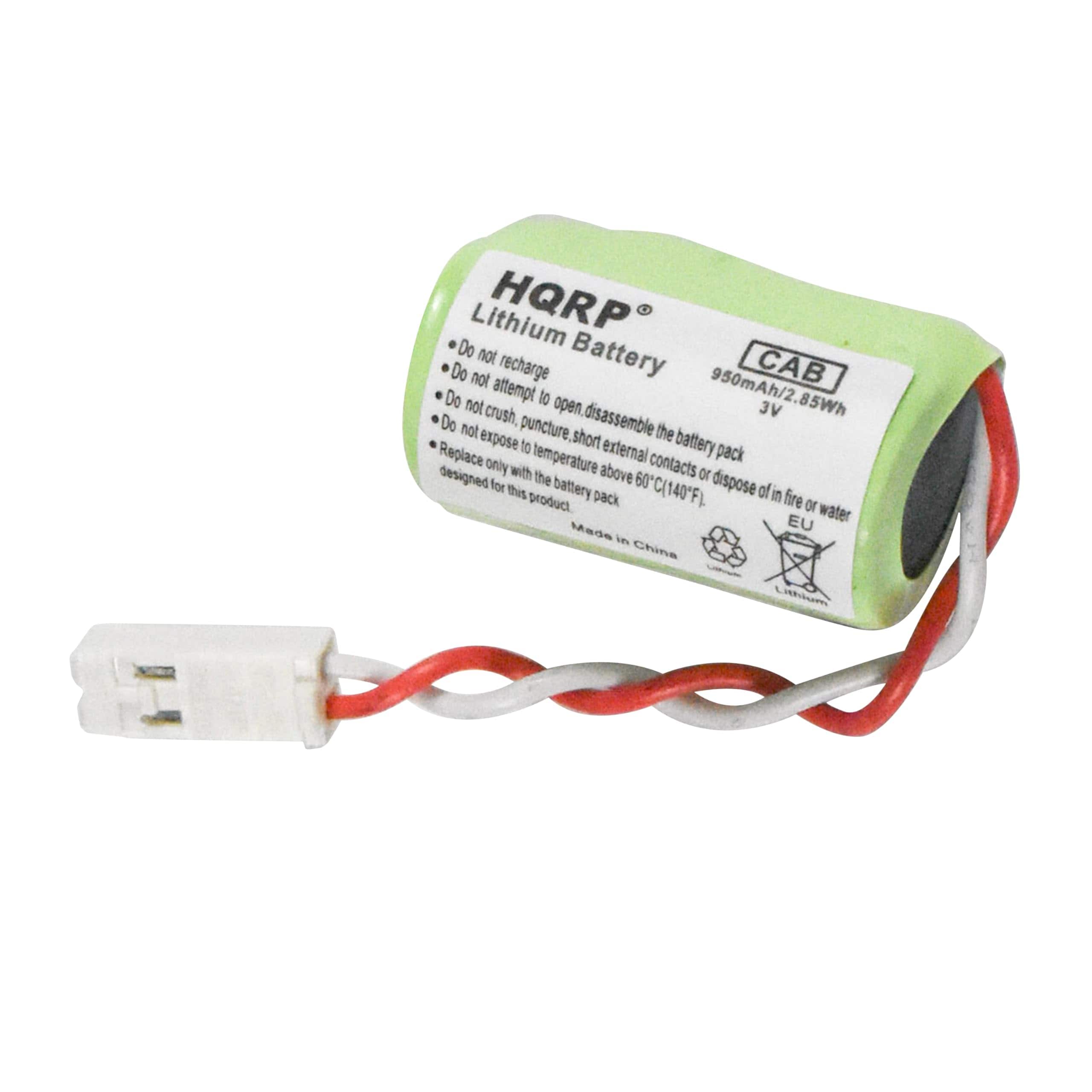 HQRP - 3V Battery for Siemens 575332 575332TA 143467 146881 6ES5980-0MB11 6ES7-9711AA00-0AA0 Simotion 810D 810DE 840D 840DE PLC