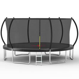 LOVMOR - 16 FT Trampoline with Safety Enclosure Recreational Trampoline for Adults
