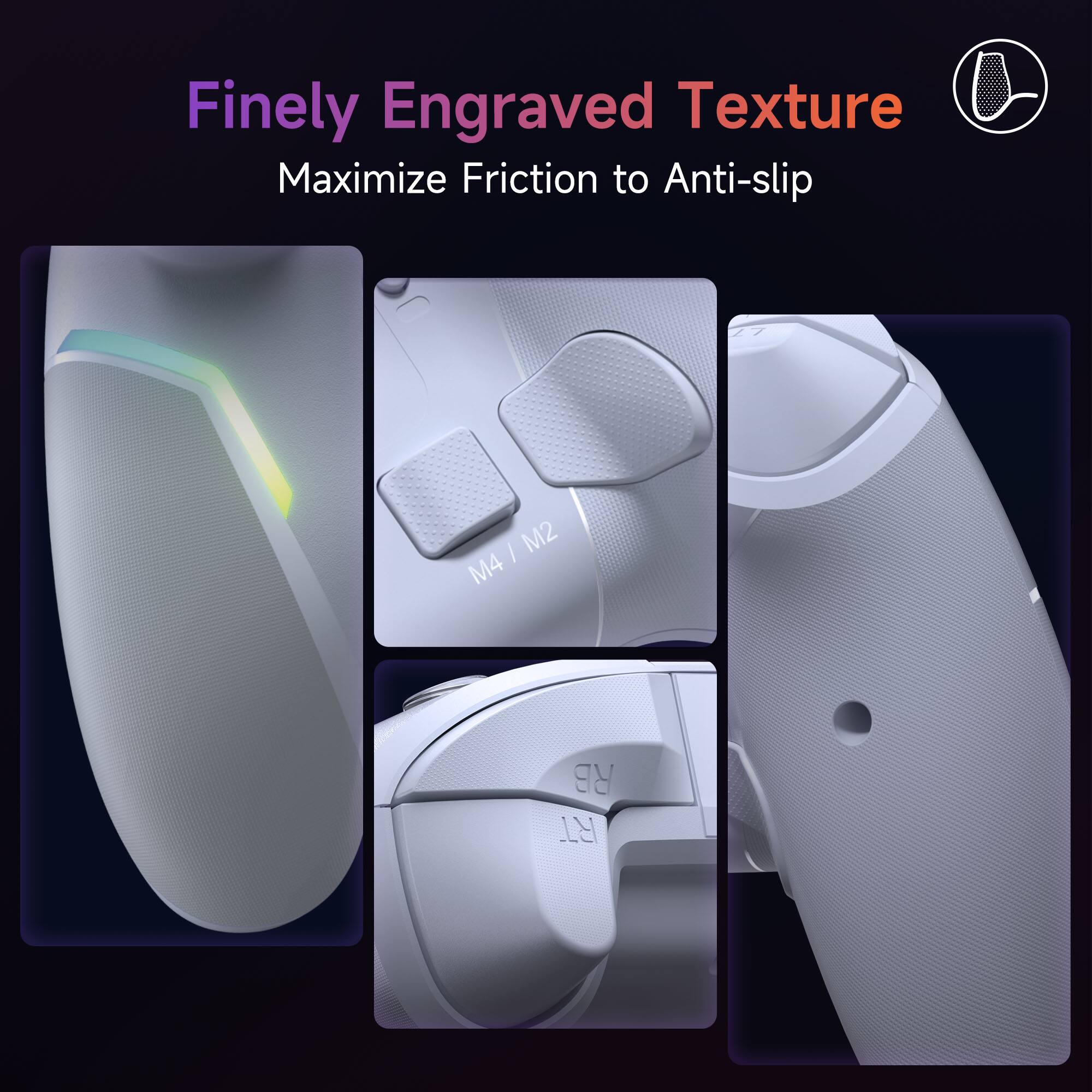 Finely Engraved Texture  
Maximize Friction to Anti-slip  

M2 M4 RB RT