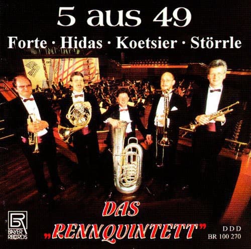 Koetsier / Renn Quintet - 5 Aus 49  - COMPACT DISCS