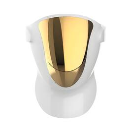 Cluzine - LED Light Therapy Mask with Detachable Neck Care, 4 Colors Red Blue Yellow Photon Facial & Neck Skin Rejuvenation Device