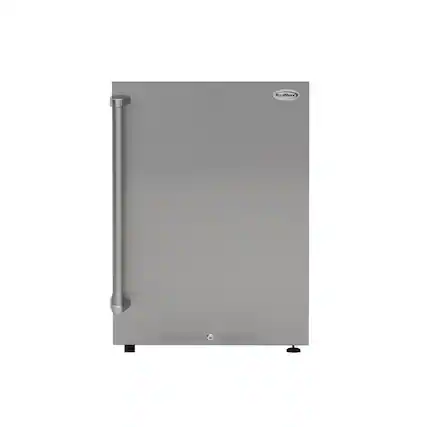 Front. Koolmore - 21 in. Outdoor Refrigerator with IPX 4 Rating and Glass Shelves 4.4 Cu. ft. in Stainless-Steel CSA Certified Energy Star - Stainless-Steel.