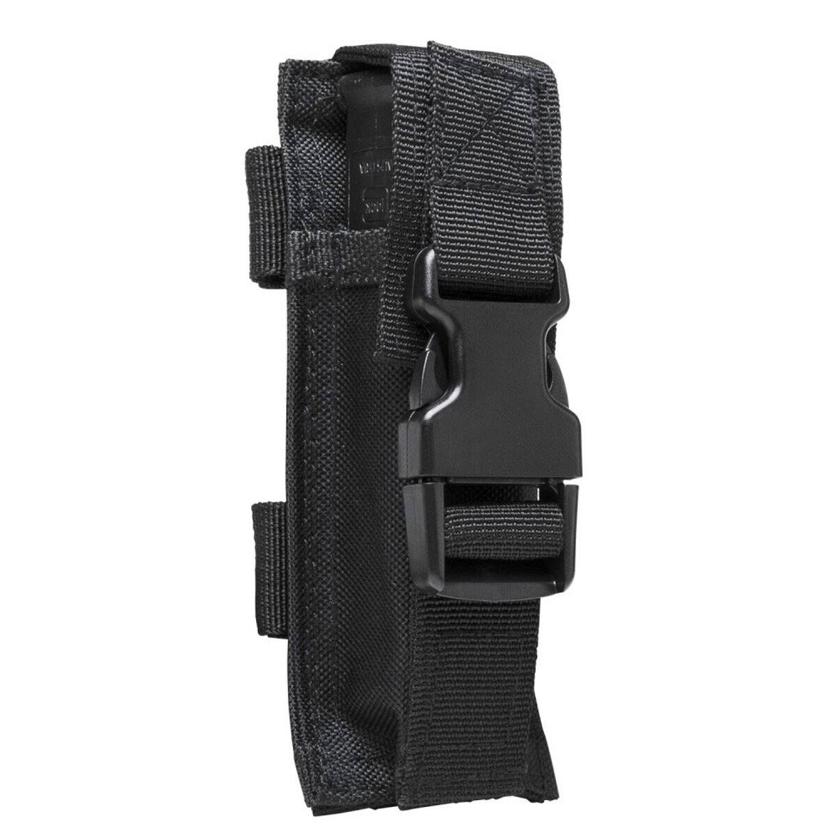Front. NcSTAR - NcSTAR Vism Single Pistol Magazine Pouch for Standard Capacity Double Stack Mags, Black - Black.
