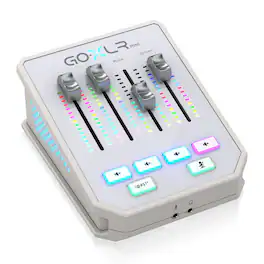 TC Helicon - GO XLR Mini Online Broadcast Mixer, White