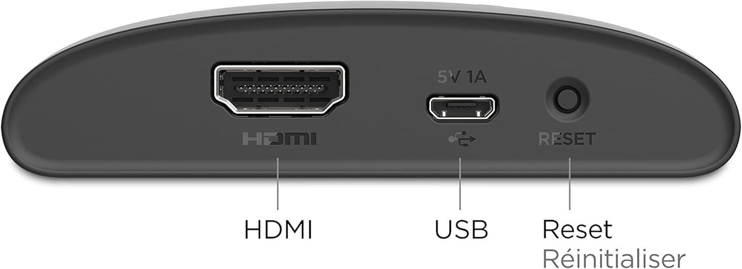 HDMI  
USB  
Reset Réinitialiser  
5V 1A