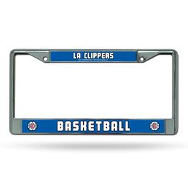Rico Industries - Los Angeles Clippers NBA Chrome Metal License Plate Frame - Multi