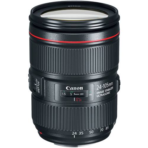77mm AFI MF Canon 20 1.5 5 8 50 24 24-105mm STABILIZER fl IMAGE m ULTRASONIC 24 35 I 50 70 85