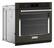 Alt View 1. KitchenAid - 30" Built-In Single Electric Convection Wall Oven with Air Fry Mode - Black Stainless Steel.