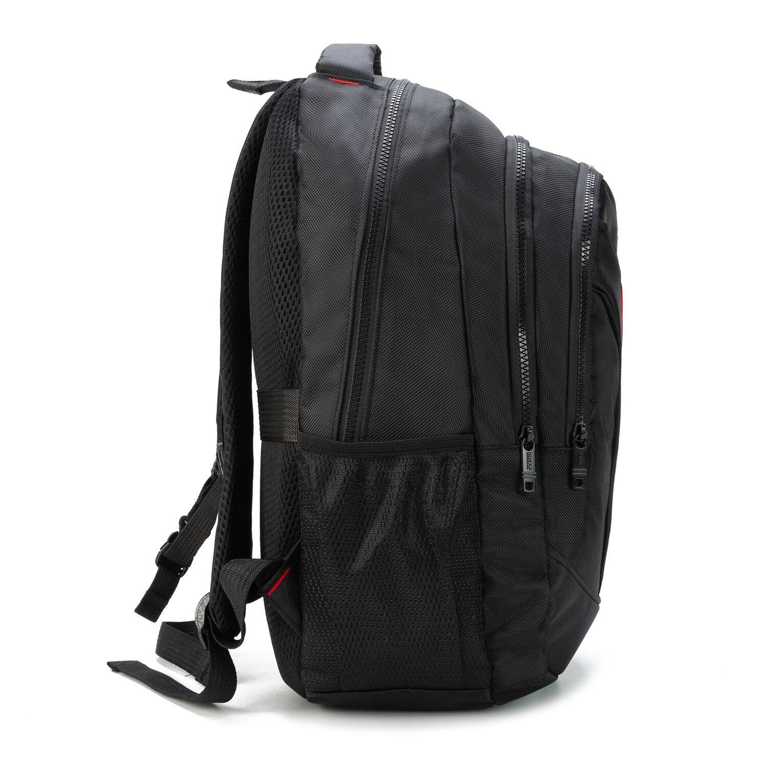 Left. DUKAP - Cruiser  Executive Backpack for Laptops up to 15.6''-Inches - BLACK.