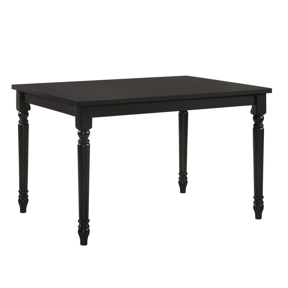 Carolina Chair & Table - Draven Farmhouse Dining Table - Black